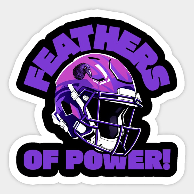 Baltimore Football Sticker by Tip Top Tee's